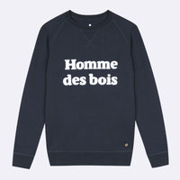Sweat Homme des bois Faguo en coton & polyester recyclés bleu marine Faguo Hersée Paris 9