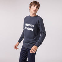 Sweat Homme des bois Faguo en coton & polyester recyclés bleu marine Faguo Hersée Paris 9