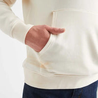 Sweat à capuche en coton recyclé écru - Hersée