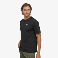 T-shirt Patagonia P-6 Logo Responsibili-Tee Coton et Polyester recyclé Noir Patagonia Hersée Paris 9