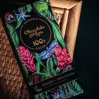 Tablette Chocolat Extra-Noir 100% Gingembre confit Bio Vegan - Chocolate & Love Chocolate & Love Hersée Paris 9