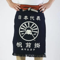 Tablier traditionnel japonais Mont Fuji - Hersée