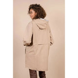 Veste Imperméable Long mixte Amelot Beige Sahara Flotte Hersée Paris 9