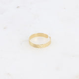 Bague Calliopée anneau effet zébré doré ajustable Hersée Hersée Paris 9