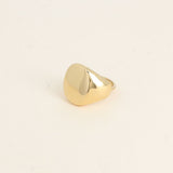 Bague Elipsi chevalière ovale dorée ajustable Hersée Hersée Paris 9