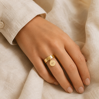 Bague Polaris doré pampille strass Hersée Hersée Paris 9