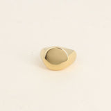 Bague Sphragis chevalière ronde dorée ajustable Hersée Hersée Paris 9
