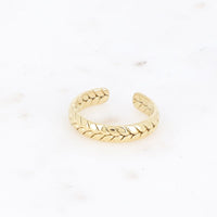 Bague Stachys épi doré ajustable Hersée Hersée Paris 9