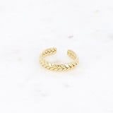 Bague Stachys épi doré ajustable Hersée Hersée Paris 9
