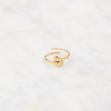 Bague Stagon double goutte dorée Hersée Hersée Paris 9