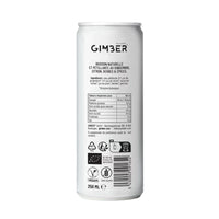 Boisson pétillante gingembre citron & herbes bio - Pack 6 canettes 250 ml - Gimber Gimber Hersée Paris 9