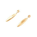 Boucles d'oreilles Thalassa dorées - Silhouette fluide brossée & acier inoxydable - Hersée Hersée Hersée Paris 9