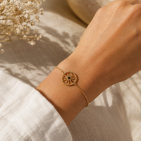 Bracelet Melpomène Soleil doré Hersée Hersée Paris 9