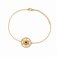 Bracelet Melpomène Soleil doré Hersée Hersée Paris 9