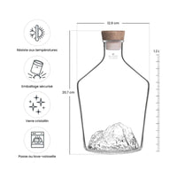 Carafe à spiritueux Topographic Mont Blanc - Alaskan Maker Alaskan Maker Hersée Paris 9