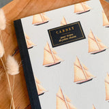 Carnet A5 Ligné - Bleu Coquille