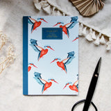 Carnet A5 Ligné - Bleu Coquille