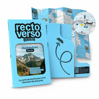 Carte de poche Zoom Écrins 15 randonnées + GPX - Recto Verso Recto Verso Hersée Paris 9