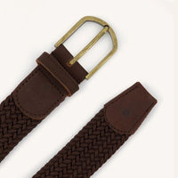 Ceinture tressée extensible polyester recyclé coloris unis - Faguo Faguo Hersée Paris 9