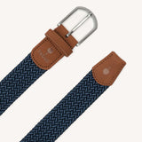 Ceinture tressée extensible en polyester recyclé bicolore - Faguo Faguo Hersée Paris 9
