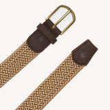 Ceinture tressée extensible en polyester recyclé bicolore - Faguo Faguo Hersée Paris 9