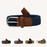 Ceinture tressée extensible en polyester recyclé bicolore - Faguo Faguo Hersée Paris 9