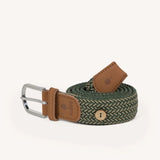 Ceinture tressée extensible en polyester recyclé bicolore - Faguo Faguo Hersée Paris 9