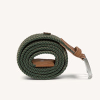 Ceinture tressée extensible en polyester recyclé bicolore - Faguo Faguo Hersée Paris 9