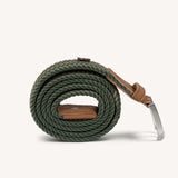Ceinture tressée extensible en polyester recyclé bicolore - Faguo Faguo Hersée Paris 9