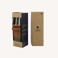 Ceinture tressée extensible en polyester recyclé bicolore - Faguo Faguo Hersée Paris 9