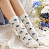 Chaussettes Les Myrtilles en coton - Maison Broussaud Maison Broussaud Hersée Paris 9