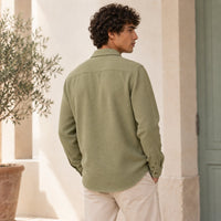 Chemise Iraty nid d'abeille - Faguo Faguo Hersée Paris 9