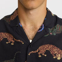Chemise manches courtes col cubain imprimée coton bio - Revolution Revolution Hersée Paris 9