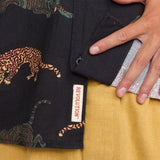 Chemise manches courtes col cubain imprimée coton bio - Revolution Revolution Hersée Paris 9