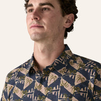 Chemise manches courtes imprimée Jaguar Geo Go-To Shirt - Patagonia Patagonia Hersée Paris 9