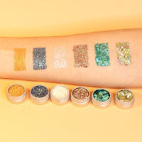 Coffret Kit Découverte Pailleté - Paillettes Biodégradables avec Baume et Pinceau - Si Si La Paillette Si Si La Paillette Hersée Paris 9