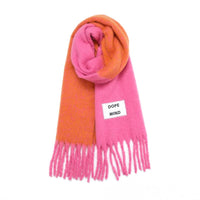 Écharpe ultra douce à franges en fibres recyclées - Verb To Do Verb To Do Hersée Paris 9