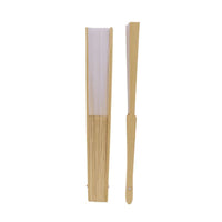Éventail pliant en bambou et tissu coloré 21 cm Hersée Hersée Paris 9