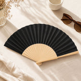 Éventail pliant en bambou et tissu coloré 21 cm Hersée Hersée Paris 9