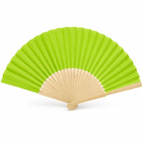 Éventail pliant en bambou et tissu coloré 21 cm Hersée Hersée Paris 9