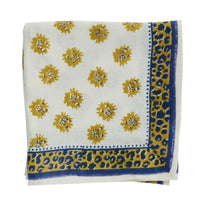 Foulard carré 100×100 grand format en coton imprimé - Bonheur du Jour Paris Bonheur du Jour Paris Hersée Paris 9