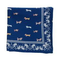 Foulard carré 100×100 grand format en coton imprimé - Bonheur du Jour Paris Bonheur du Jour Paris Hersée Paris 9
