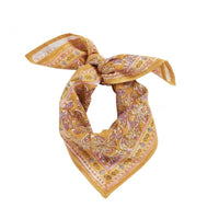 Foulard carré 60×60 bandana en coton imprimé - Bonheur du Jour Paris Bonheur du Jour Paris Hersée Paris 9