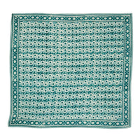 Foulard carré 100×100 grand format en coton imprimé - Bonheur du Jour Paris