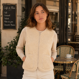 Gilet en laine bouclée Pepitco - veste sans manches unisexe - Coldbreaker Coldbreaker Hersée Paris 9