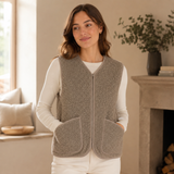Gilet en laine bouclée Pepitco - veste sans manches unisexe - Coldbreaker Coldbreaker Hersée Paris 9