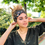 Headband drapé upcyclé éthique made in Paris - Laure Derrey Laure Derrey Hersée Paris 9