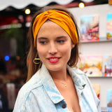 Headband drapé upcyclé éthique made in Paris - Laure Derrey Laure Derrey Hersée Paris 9