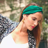 Headband drapé upcyclé éthique made in Paris - Laure Derrey Laure Derrey Hersée Paris 9