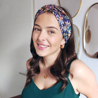 Headband drapé upcyclé éthique made in Paris - Laure Derrey Laure Derrey Hersée Paris 9